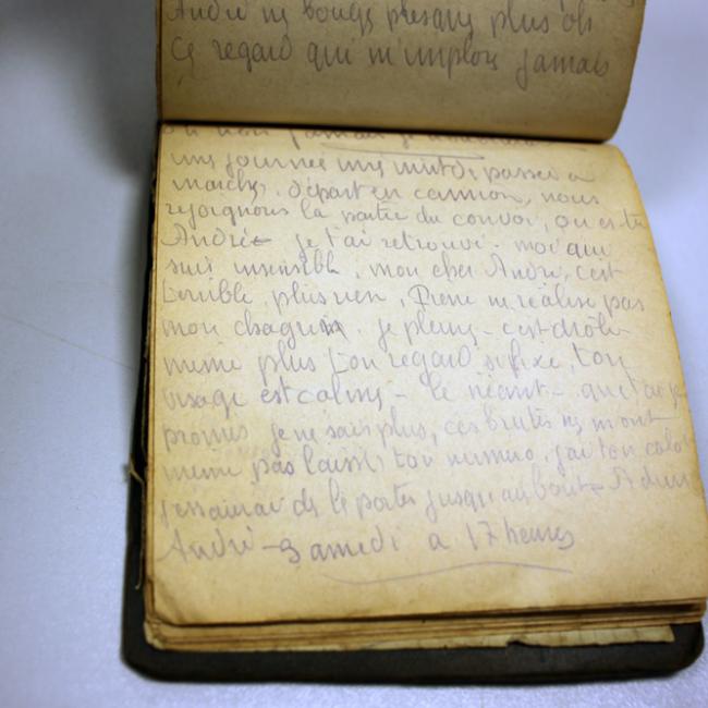 Carnet de Marcel GOSSOT (1914-2005), charpentier à Soissons, résistant de Libération Nord déporté à Buchenwald